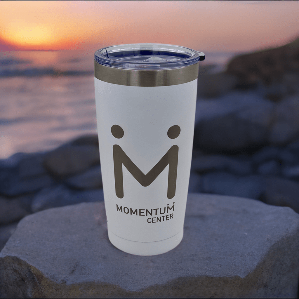 Custom engraved 20oz stainless steel tumbler with logo