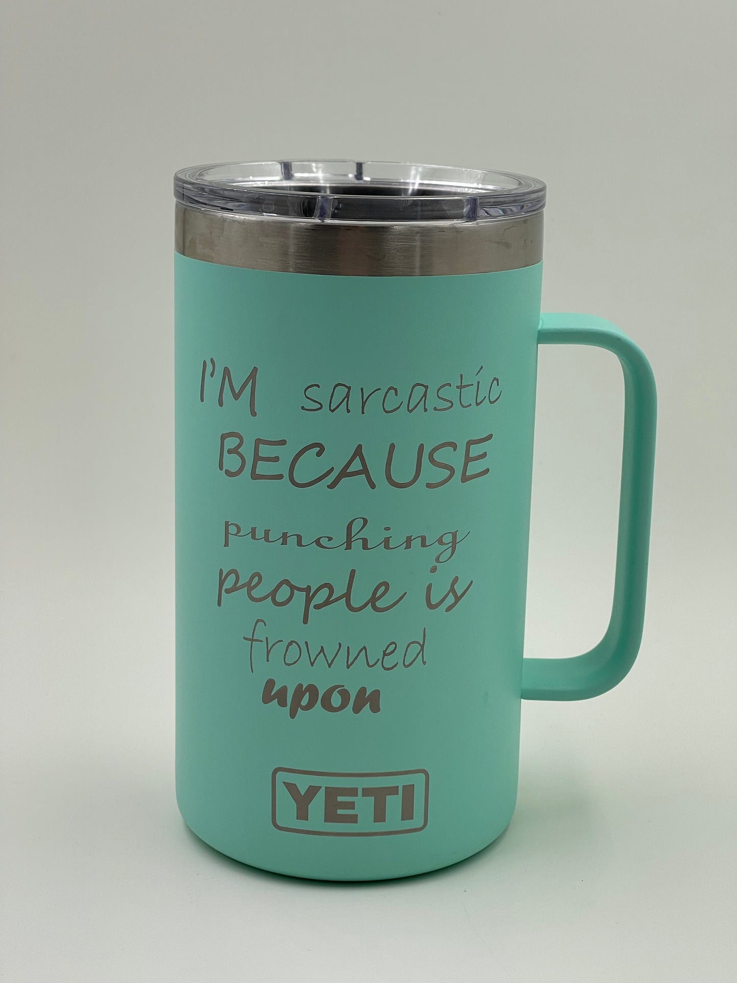 Laser Engraved Tumbler with Custom Text or Logo Design