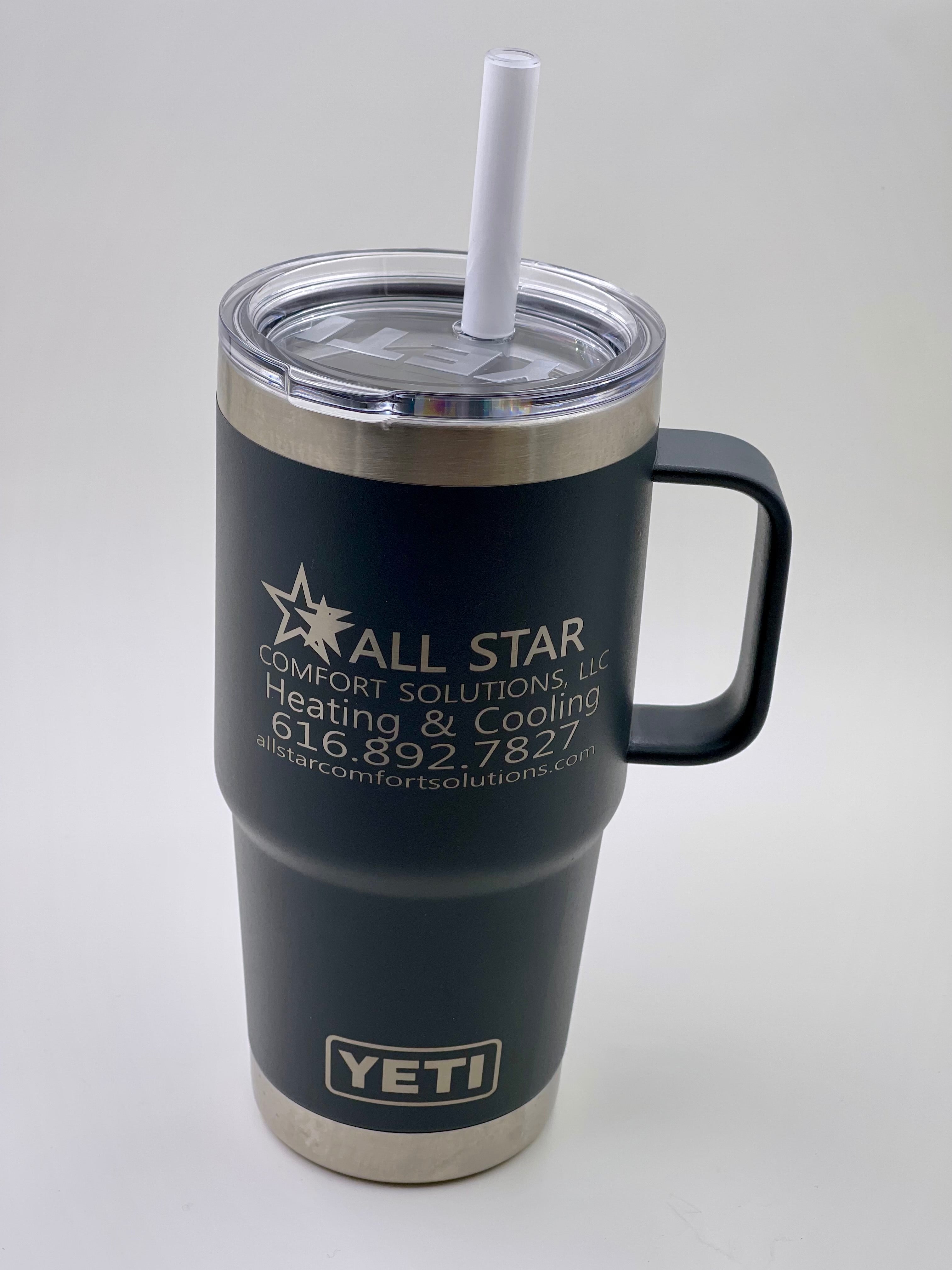 Laser engraved yeti tumbler 20oz outlets (army).