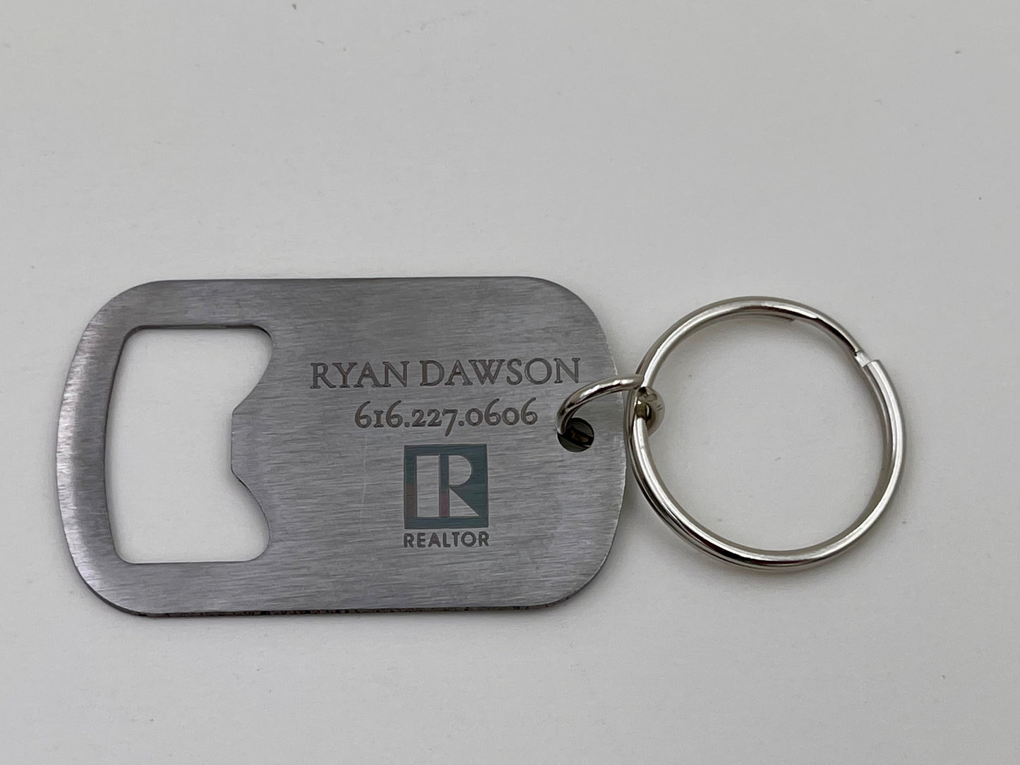 Stainless Steel Bottle Opener Keychain