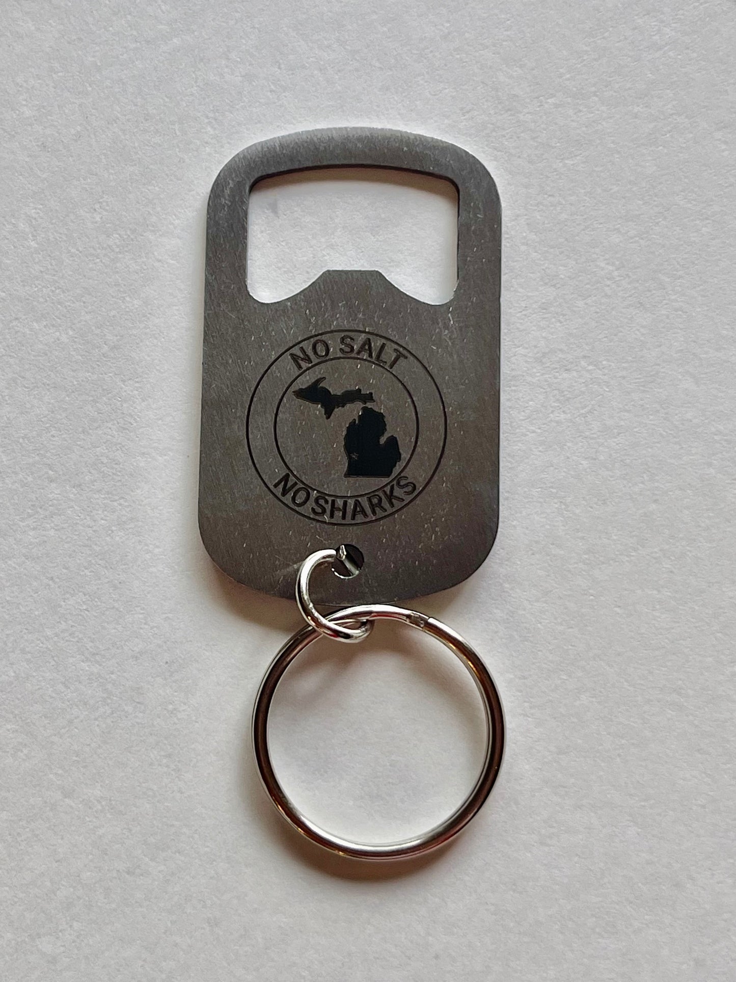 Stainless Steel Bottle Opener Keychain