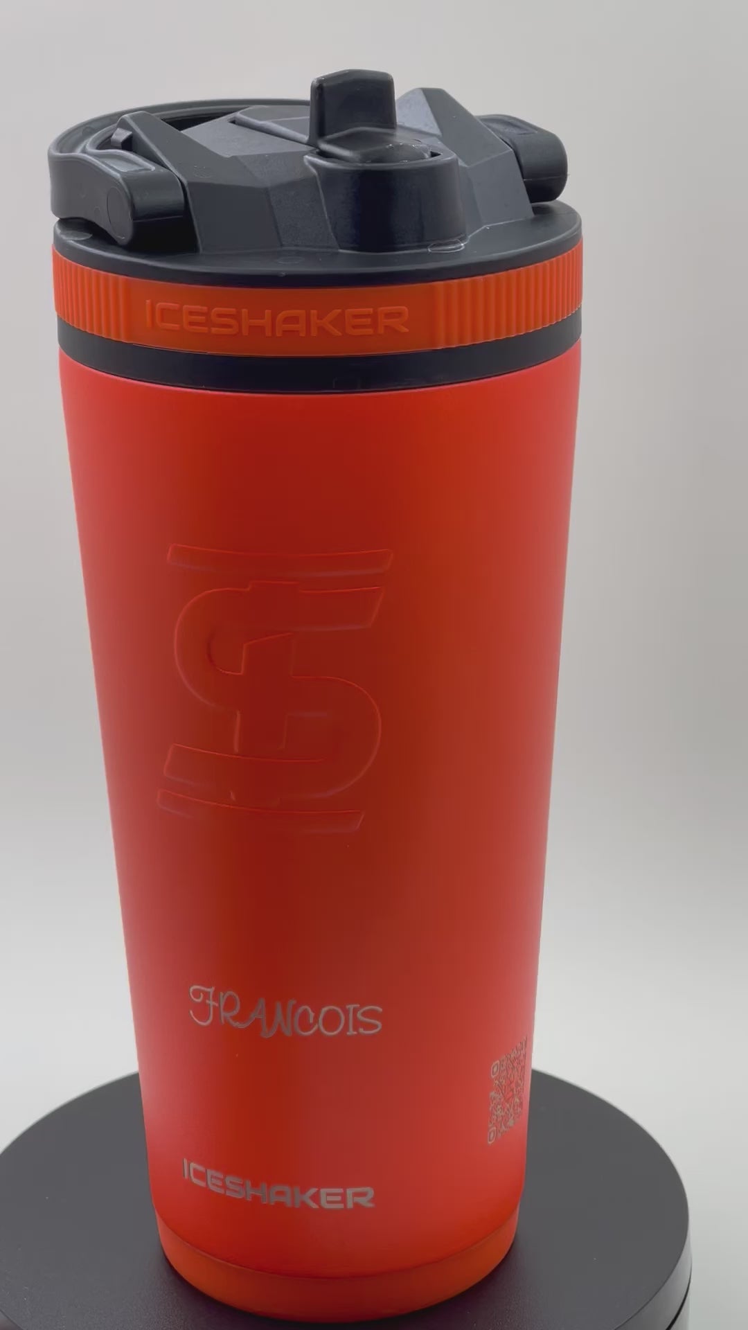 Custom Laser Engraved IceShaker 26oz Tumbler video